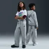 Nike Sportswear Tech Fleece Big Kids' (boys') Open-hem Pants In Gray