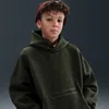 Nike Sportswear Tech Fleece Big Kids' (boys') Oversized Pullover Hoodie In Green