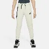Nike Sportswear Tech Fleece Big Kids' (boys') Pants In Sea Glass/black/black