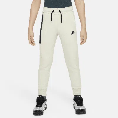 Nike Sportswear Tech Fleece Big Kids' (boys') Pants In Sea Glass/black/black