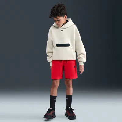 Nike Sportswear Tech Fleece Big Kids' (boys') Shorts In Neutral