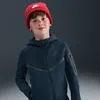 Nike Sportswear Tech Fleece Big Kids' Full-zip Hoodie In Blue