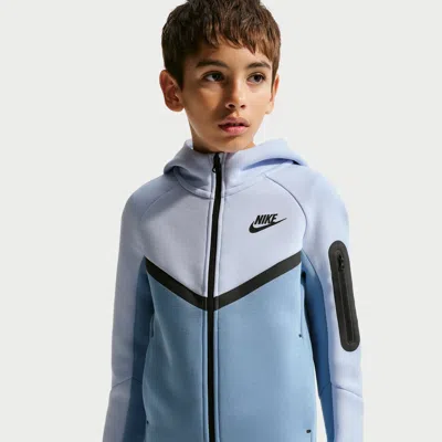 Nike Boys Big Kids Sportswear Tech Fleece Full-zip Hoodie In Multi