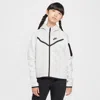 Nike Kids' Women's  Sportswear Tech Fleece Girls' Full-zip Hoodie In Light Grey/heather/black