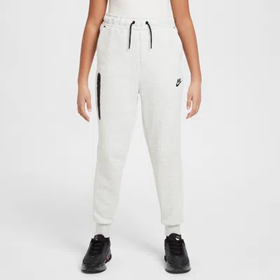 Nike Kids' Women's  Sportswear Tech Fleece Girls' Jogger Pants In Light Grey/heather/black