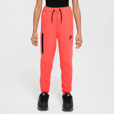 Nike Kids' Women's  Sportswear Tech Fleece Girls' Jogger Pants In Magic Ember/black/black