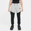 Nike Sportswear Tech Fleece Big Kids' Jogger Pants In Black/grey Heather/black