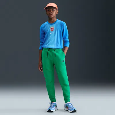 Nike Sportswear Tech Fleece Big Kids' Jogger Pants In Green