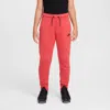 Nike Sportswear Tech Fleece Big Kids' Jogger Pants In Red