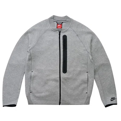 Pre-owned Nike Sportswear Tech Fleece Bomber Jacket 'dark Grey Heather/black'