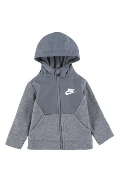 Nike Babies'  Sportswear Tech Fleece Full Zip Jacket In Gray