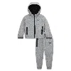 Nike Sportswear Tech Fleece Full-zip Set Baby 2-piece Hoodie Set In Grey