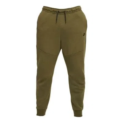 Nike Sportswear Tech Fleece Jogger Pants 'rough Green' In Multi