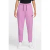 Nike Sportswear Tech Fleece Joggers In Beyond Pink/black