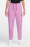 Nike Sportswear Tech Fleece Mid-rise Joggers In Purple