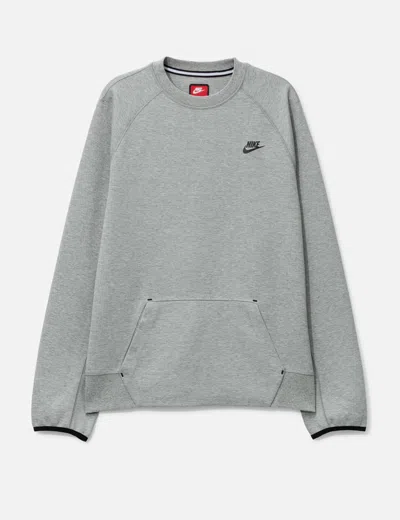 Nike Sportswear Tech Fleece Og Crew-neck Sweatshirt In Gray