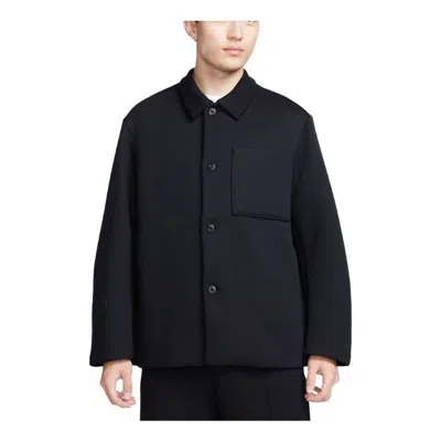 NIKE NIKE SPORTSWEAR TECH FLEECE REIMAGINED WIDE SHIRT JACKET 'BLACK'