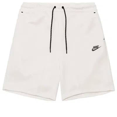 Nike Sportswear Tech Fleece Shorts 'beige Black' In White