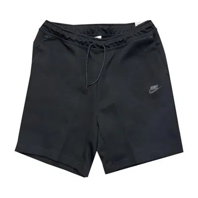Pre-owned Nike Sportswear Tech Fleece Shorts 'black'