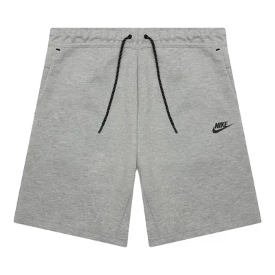 Pre-owned Nike Sportswear Tech Fleece Shorts 'dark Grey Heather/black' | Men's Size Xl In Gray