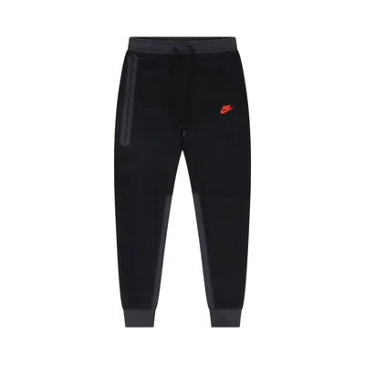 Pre-owned Nike Sportswear Tech Fleece Sweatpants 'black/dark Smoke Grey/light Crimson' | Men's Size Xxl