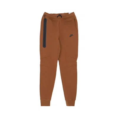 Pre-owned Nike Sportswear Tech Fleece Sweatpants 'light British Tan/black' | Brown | Men's Size Xs