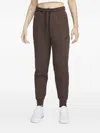 Nike Sportswear Tech Fleece Track Pants In Black/baroque Brown