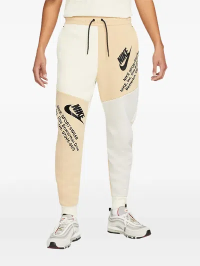 Nike Sportswear Tech Fleece Track Trousers In White