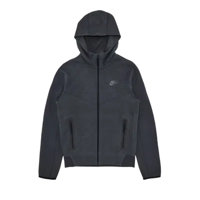 Pre-owned Nike Sportswear Tech Fleece Windrunner Full Zip Hoodie 'anthracite/black'