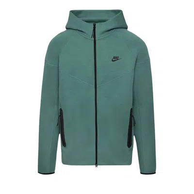 Pre-owned Nike Sportswear Tech Fleece Windrunner Full Zip Hoodie 'bicoastal/black' | Green | Men's Size L