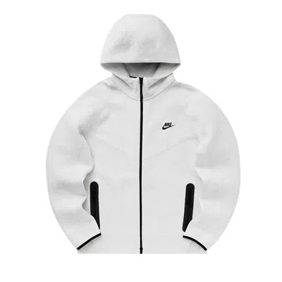 Pre-owned Nike Sportswear Tech Fleece Windrunner Full Zip Hoodie 'birch Heather/black' | Grey | Men's Size Xl