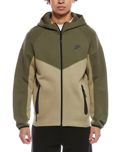 Nike Sportswear Tech Fleece Windrunner Full-zip Hoodie In Green