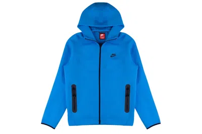 Pre-owned Nike Sportswear Tech Fleece Windrunner Full-zip Hoodie Light Photo Blue
