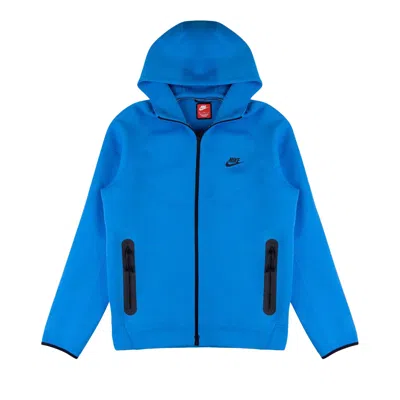 Pre-owned Nike Sportswear Tech Fleece Windrunner Full Zip Hoodie 'light Photo Blue/black'