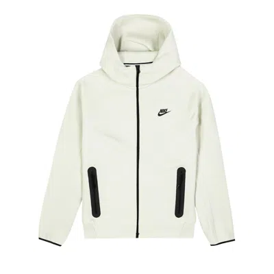 Pre-owned Nike Sportswear Tech Fleece Windrunner Full Zip Hoodie 'sea Glass/black' | Cream | Men's Size Xs