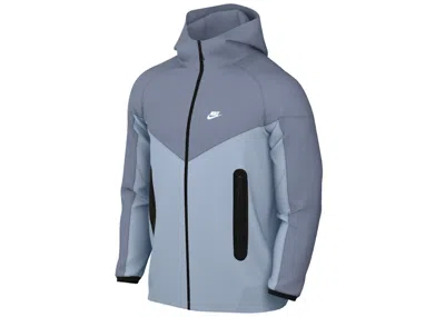 Pre-owned Nike Sportswear Tech Fleece Windrunner Fullzip Hoodie In Light Armory Blue