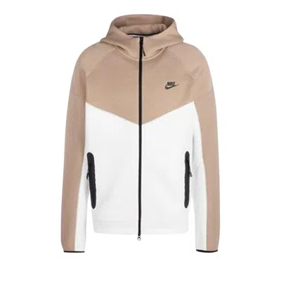 Pre-owned Nike Sportswear Tech Fleece Windrunner 'summit White/khaki/black' In Multi-color
