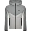 NIKE NIKE SPORTSWEAR TECH FULL ZIP HOODIE GREY