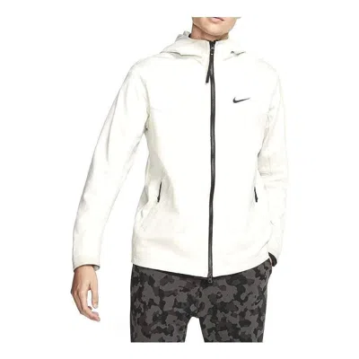 Nike Sportswear Tech Pack Hooded Fullzip Jacket 'white' In Gray