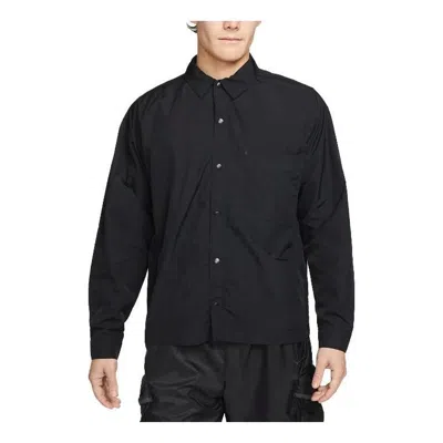 Nike Sportswear Tech Pack Woven Long-sleeve Shirt 'black'
