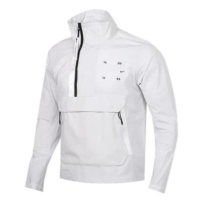 Nike Sportswear Tech Pack Woven Storm Jacket Silver Gray White