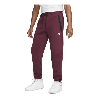 Nike Sportswear Tech Sweatpants In Burgundy