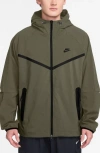 Nike Mens  Tech Woven Wr Full-zip Jacket In Medium Olive/black