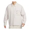 Nike Sportswear Tech Wool Shirt 'grey' In Neutral