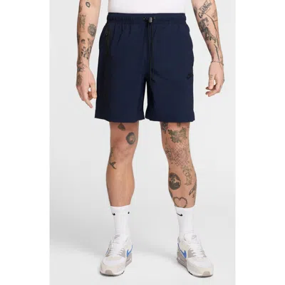 Nike Sportswear Tech Woven Shorts In Blue