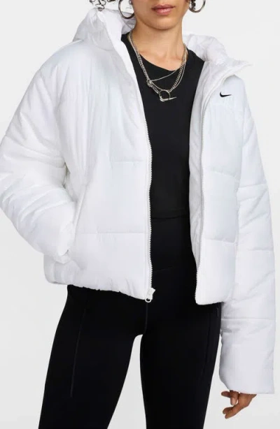 Nike Sportswear Therma-fit Classic Puffer Jacket In White