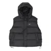 Nike Therma-fit Hooded Puffer Vest In Black