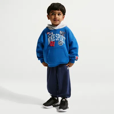 Nike Babies' Sportswear Toddler Multisport 2-piece Pullover Hoodie Set In Blue