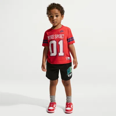 Nike Babies' Sportswear Toddler Multisport Fleece Shorts In Black