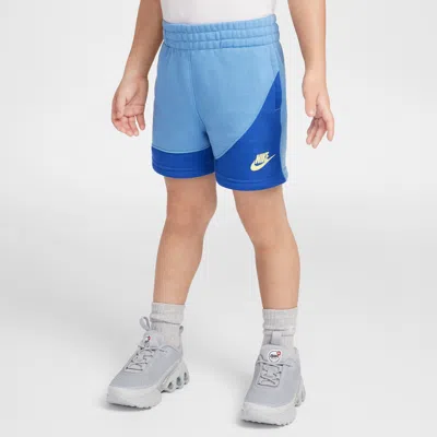 Nike Babies' Sportswear Toddler On The Move French Terry Shorts In Blue
